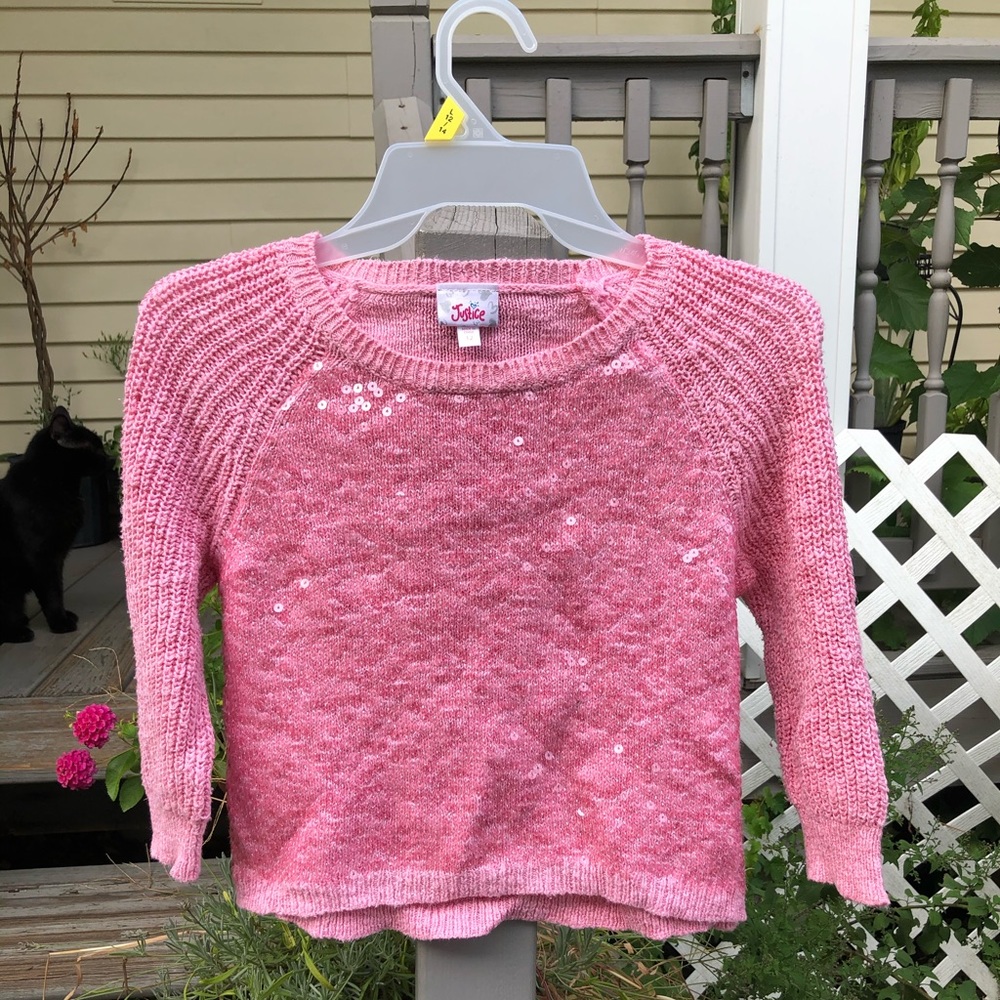 Justice as 12 girls sweater
